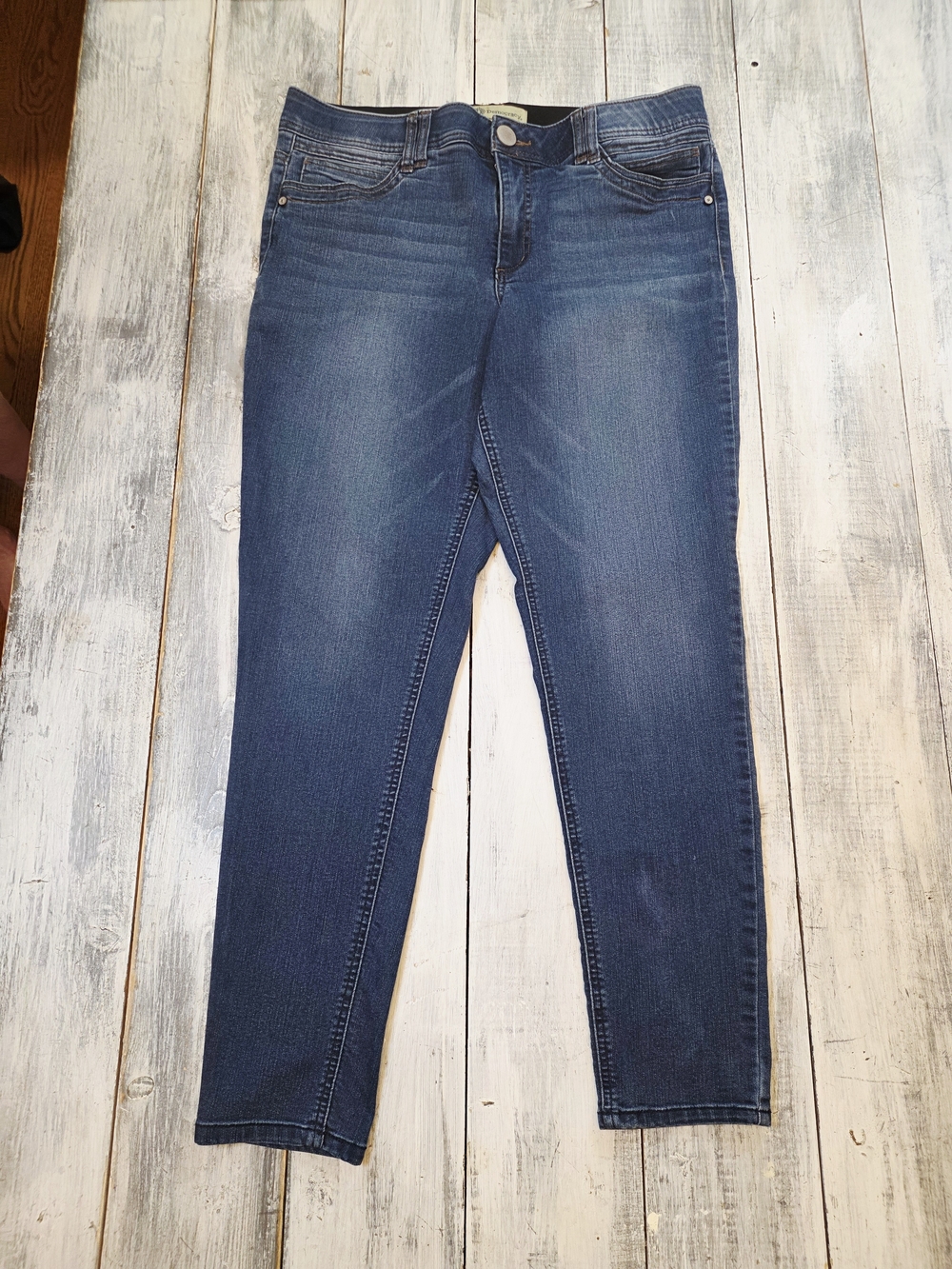 Democracy Ab Technology Women's Dark Blue Skinny Stretch Jeans sz 14